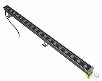 غسالة الجدار LED الخارجية مع موزع البولي الشفاف ، الإضاءة الخارجية LED الجدار يغسل LED