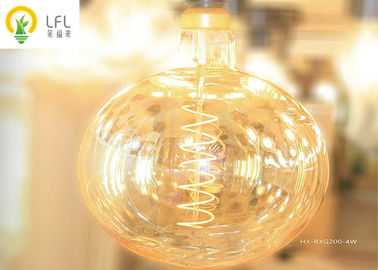 المصابيح الكهربائية الهوى مع خيوط دوامة خمر ، المصابيح الذهبية ديكور الزجاج