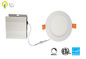 12W 6inch LED Slim Round Panel Downlight For Jewelry Store / Exhibition Hall