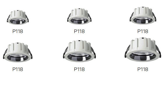 3.5 بوصة مضيئة LED Downlights رقيقة جدا 3000K الدافئة الأبيض الضوء السقفية المنسدلة لمدرسة فندق المطار 15W 2000LM